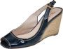 Prada Vintage Pre-owned Leather sandals Blue Dames - Thumbnail 1