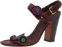 Prada Vintage Pre-owned Leather sandals Brown Dames - Thumbnail 1