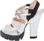 Prada Vintage Pre-owned Leather sandals Gray Dames - Thumbnail 1