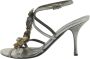 Prada Vintage Pre-owned Leather sandals Gray Dames - Thumbnail 1