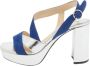 Prada Vintage Pre-owned Leather sandals Gray Dames - Thumbnail 1