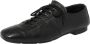 Prada Vintage Pre-owned Leather sneakers Black Dames - Thumbnail 1