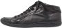 Prada Vintage Pre-owned Leather sneakers Black Heren - Thumbnail 1