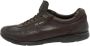 Prada Vintage Pre-owned Leather sneakers Brown Heren - Thumbnail 1