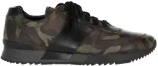 Prada Vintage Pre-owned Leather sneakers Multicolor Heren
