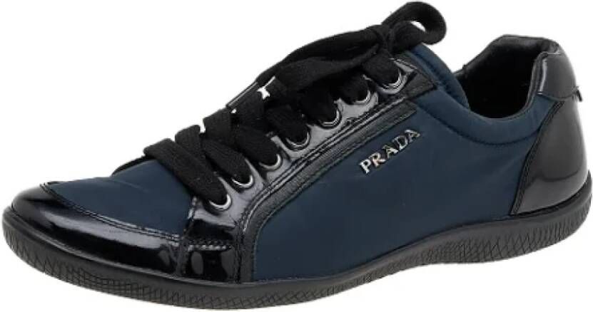 Prada Vintage Pre-owned Nylon sneakers Black Dames