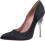 Prada Vintage Pre-owned Satin heels Black Dames - Thumbnail 1