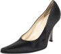 Prada Vintage Pre-owned Satin heels Black Dames - Thumbnail 1