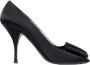 Prada Vintage Pre-owned Satin heels Black Dames - Thumbnail 1