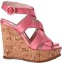 Prada Vintage Pre-owned Satin heels Pink Dames - Thumbnail 1