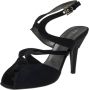 Prada Vintage Pre-owned Satin sandals Black Dames - Thumbnail 1