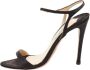 Prada Vintage Pre-owned Satin sandals Black Dames - Thumbnail 1