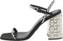 Prada Vintage Pre-owned Satin sandals Black Dames - Thumbnail 1