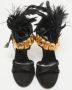 Prada Vintage Pre-owned Satin sandals Black Dames - Thumbnail 1