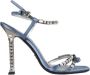 Prada Vintage Pre-owned Satin sandals Blue Dames - Thumbnail 1