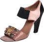 Prada Vintage Pre-owned Satin sandals Brown Dames - Thumbnail 1