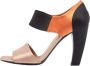 Prada Vintage Pre-owned Satin sandals Orange Dames - Thumbnail 1