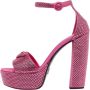 Prada Vintage Pre-owned Satin sandals Pink Dames - Thumbnail 1