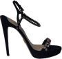 Prada Vintage Pre-owned Silk sandals Black Dames - Thumbnail 1