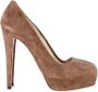Prada Vintage Pre-owned Suede heels Brown Dames - Thumbnail 1