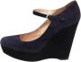 Prada Vintage Pre-owned Suede heels Purple Dames - Thumbnail 1