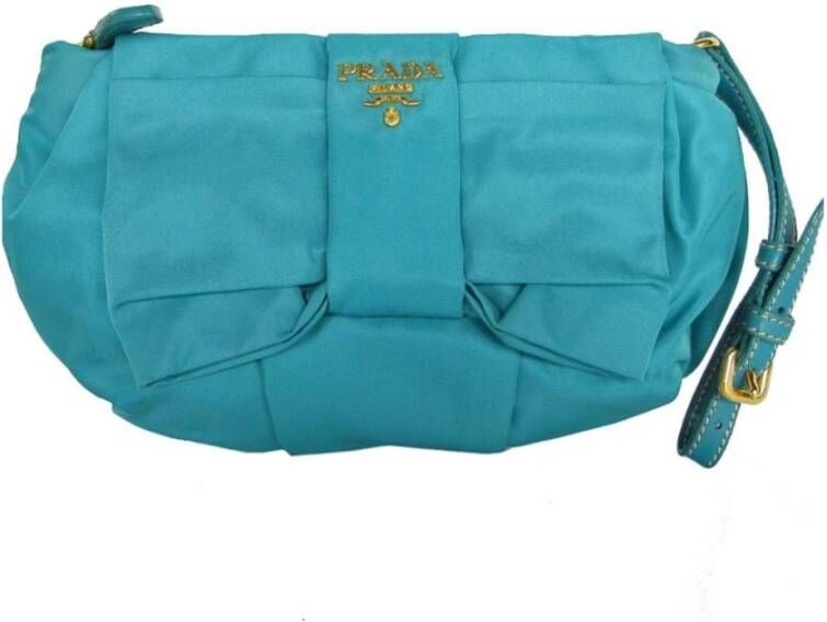 Prada Vintage Tweedehands Boog Clutch Handtas