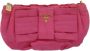 Prada Vintage Tweedehands Boog Clutch Zijden Clutch Roze Clutch - Thumbnail 1