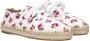 Prada Witte stoffen espadrilles met logodetail - Thumbnail 1