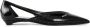 Prada Ballerinas Cut Out Leather Ballerinas in zwart - Thumbnail 1