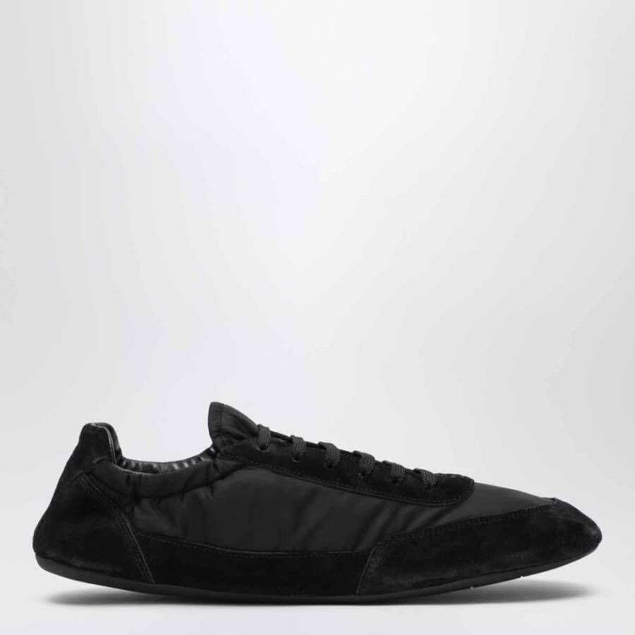 Prada Zwarte Lage Sneakers