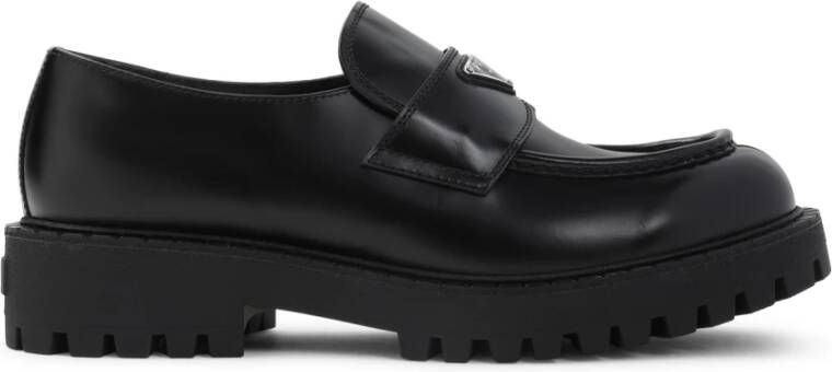 Prada Zwarte Loafer Schoenen voor Mannen