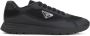 Prada Zwarte Polyester Sneakers met Metallic Logo - Thumbnail 1