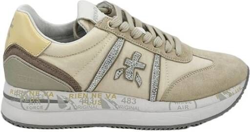 Premiata Beige Conny Sneaker voor Vrouwen Multicolor Dames