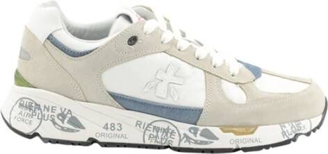 PREMIATA Lage Sneakers Heren Mase Maat: 40 Materiaal: Suède Kleur: Wit