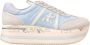 Premiata Beige Leren Sneakers Multicolor Dames - Thumbnail 10