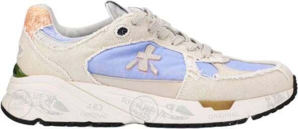 Premiata Beige Leren Sneakers Multicolor Dames