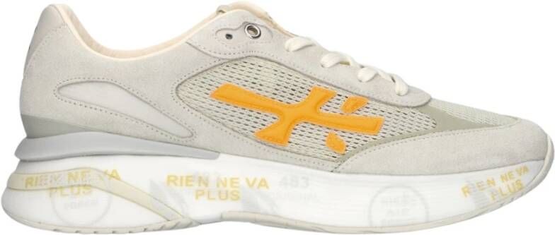 PREMIATA Lage Sneakers Heren Moerun Mesh Maat: 40 Materiaal: Suède Kleur: Beige