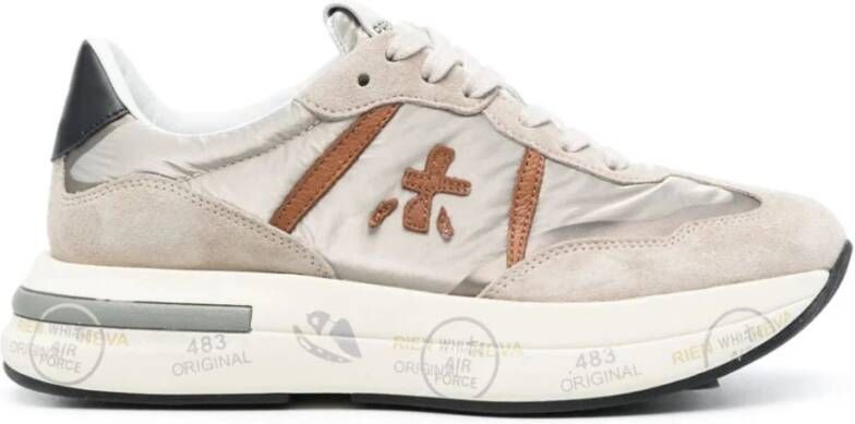 Premiata Beige Retro Sneakers Beige Dames