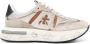 Premiata Elegante en Comfortabele Leren Sneakers Beige Dames - Thumbnail 2