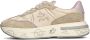 PREMIATA Lage Sneakers Dames Cassie Maat: 39 Materiaal: Suède Kleur: Beige - Thumbnail 2