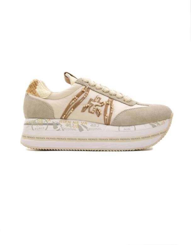 Premiata Beige Sneakers