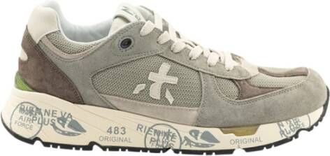 PREMIATA Lage Sneakers Heren Mase Maat: 42 Materiaal: Suède Kleur: Groen