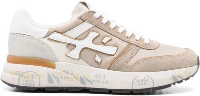 Premiata Beige Sneakers voor Moderne Levensstijl