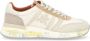 Premiata Beige Suède en Technische Stof Sneaker White Heren - Thumbnail 1