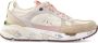 Premiata Beige Suède Sneakers met Roze Details - Thumbnail 1