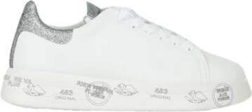 Premiata Belle Lage Leren Sneakers White Dames