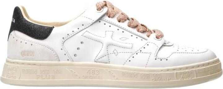 Premiata Bianco Aw23 Leren Sneakers White Dames
