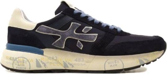 Premiata Blauwe Sneakers voor Stijlvolle Casual Kleding