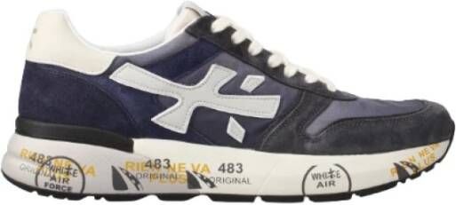 Premiata Blauwe Mick Sneakers Casual Stijl