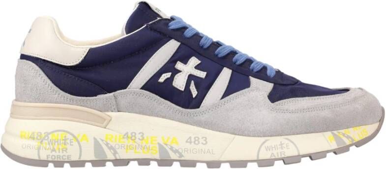 Premiata Blauwe Sneakers Blue Heren